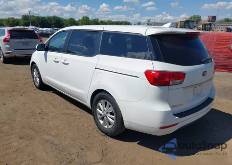 2017 Kia Sedona Lx z USA, uszkodzony, nr VIN KNDMB5C1XH6307522